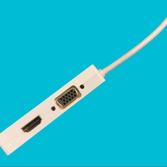 OMorc 3-in-1 Mini DisplayPort to DVI VGA DHMI TV adapter Thunderbolt Cable - Picture 6 of 6